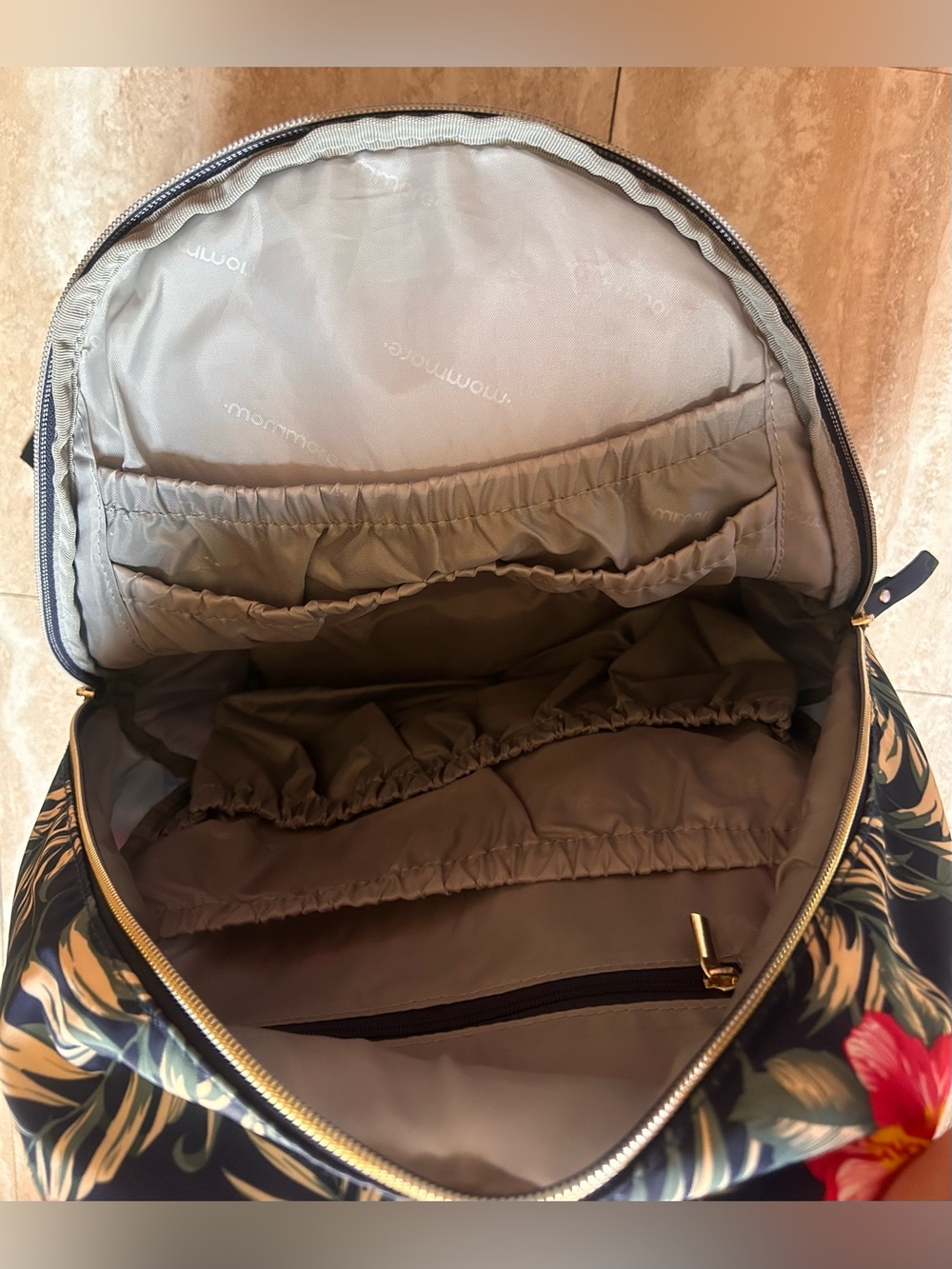 Floral Diaper Backpack - Picture 4 of 8
